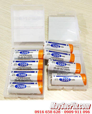 DoublePow HR6 AA3200mAh _Pin sạc AA 1.2v DoublePow HR6 AA3200mAh (Hộp 4viên như hình)